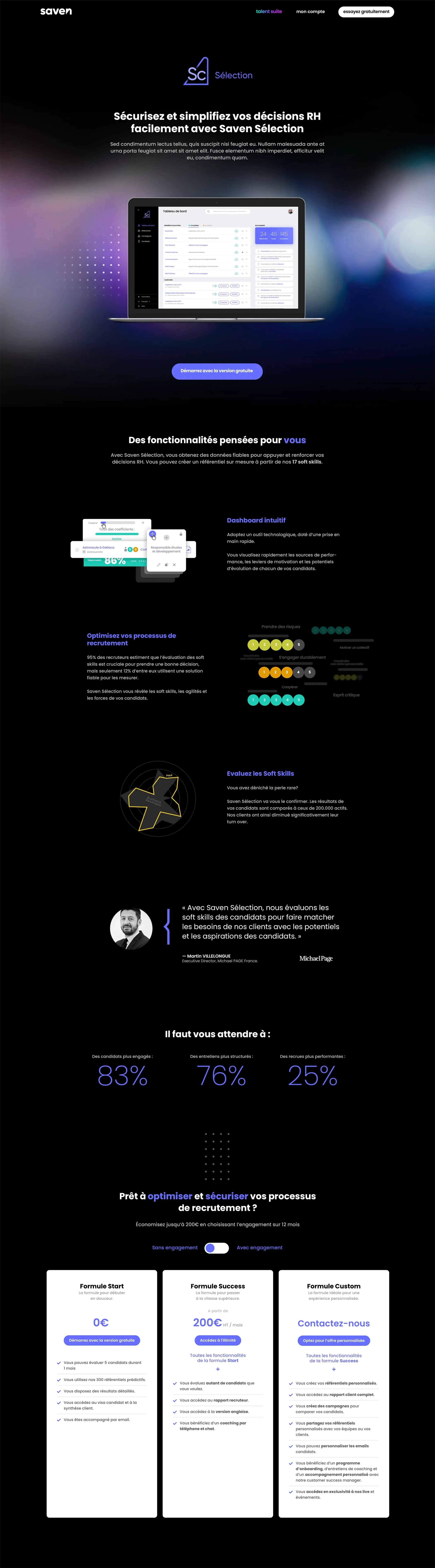 UI/UX designer — Projet : Saven